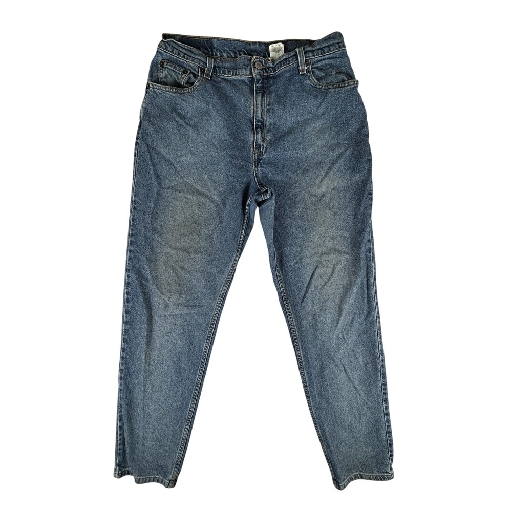 Vintage Levis 550 Jeans Womens 12 Blue Relaxed Fit Tapered Leg Denim Y2K 90s